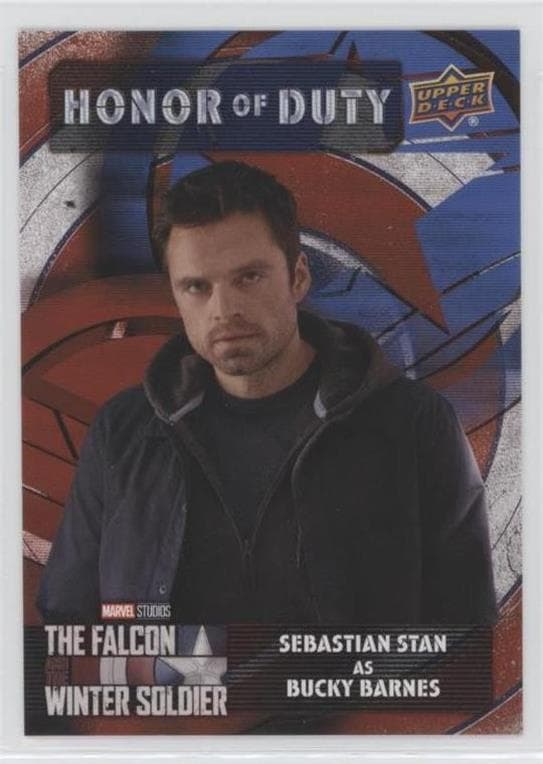 Sebastian Stan as Bucky Barnes #HD-2 — 2022 Upper Deck Marvel Studios The Falcon and the Winter Soldier