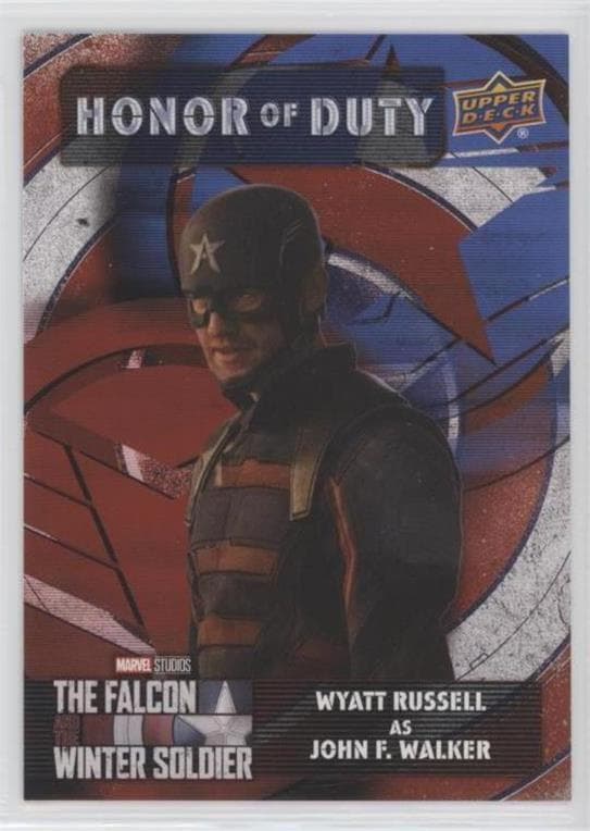 Wyatt Russell as John Walker #HD-4 — 2022 Upper Deck Marvel Studios The Falcon and the Winter Soldier
