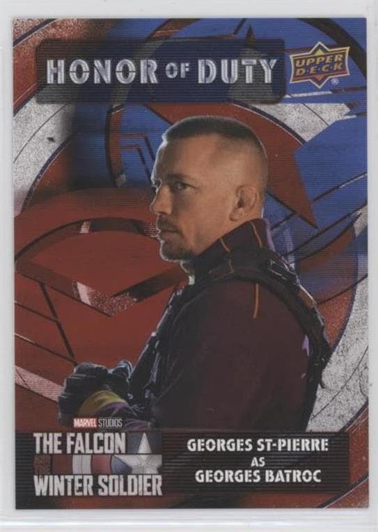 Georges St. Pierre as Batroc #HD-7 — 2022 Upper Deck Marvel Studios The Falcon and the Winter Soldier