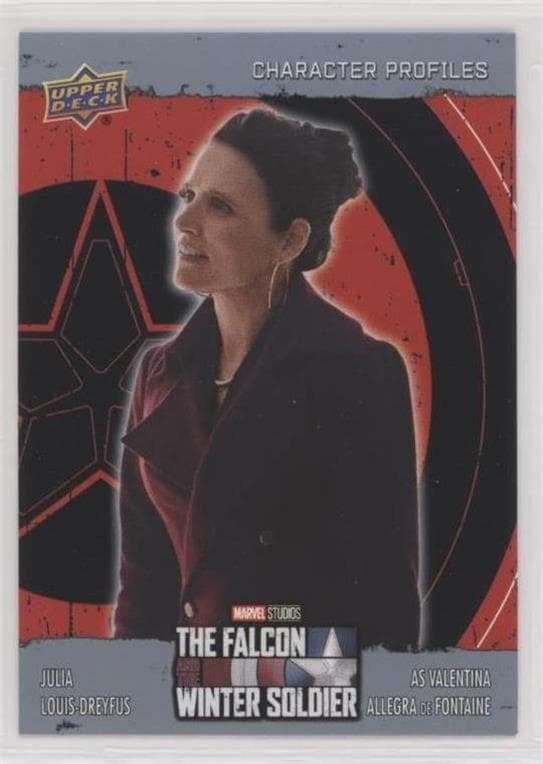 Julia Louise-Dreyfus as Valentina Allegra de Fontaine #P-10 — 2022 Upper Deck Marvel Studios The Falcon and the Winter Soldier