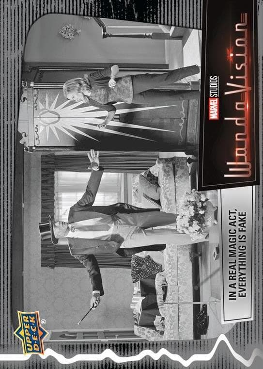 In a Real Magic Act, Everything is Fake #12 — 2022 Upper Deck Marvel Studios' WandaVision