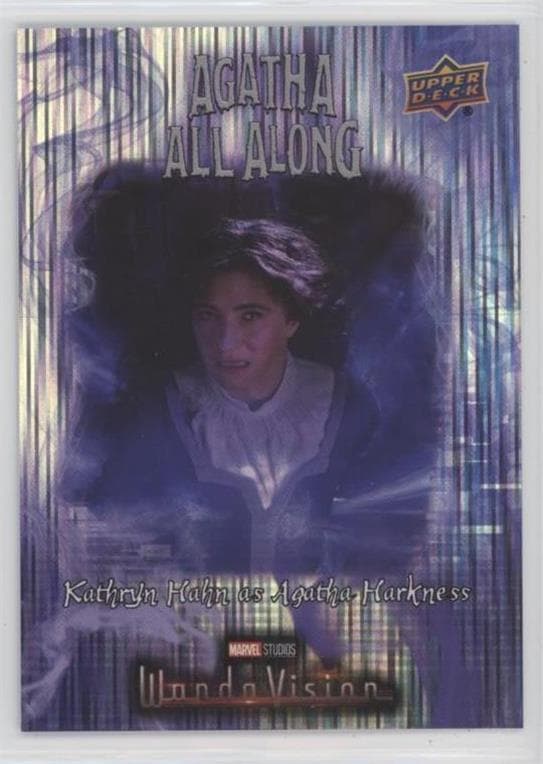 Kathryn Hahn as Agatha Harkness - Looking Forward #AAA-10 — 2022 Upper Deck Marvel Studios' WandaVision