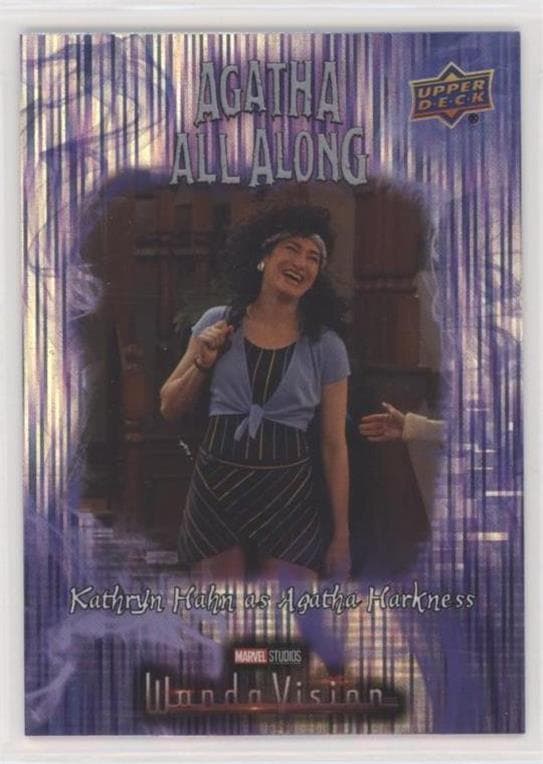 Kathryn Hahn as Agatha Harkness - Workout Attire Laughing #AAA-3 — 2022 Upper Deck Marvel Studios' WandaVision