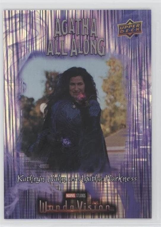 Kathryn Hahn as Agatha Harkness - Outstretched Arm #AAA-7 — 2022 Upper Deck Marvel Studios' WandaVision