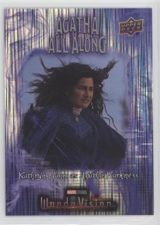 Kathryn Hahn as Agatha Harkness - Battle Scene #AAA-8 — 2022 Upper Deck Marvel Studios' WandaVision