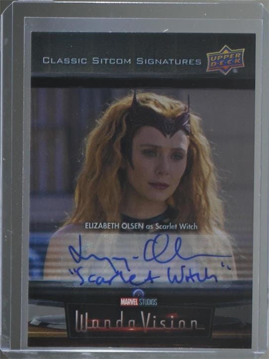 Elizabeth Olsen as Wanda Maximoff #CS20-EO — 2022 Upper Deck Marvel Studios' WandaVision