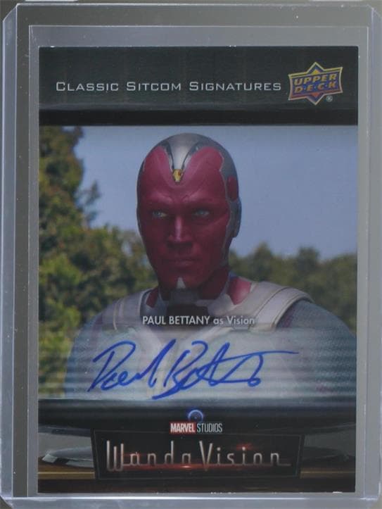 Paul Bettany as Vision #CS20-PB — 2022 Upper Deck Marvel Studios' WandaVision