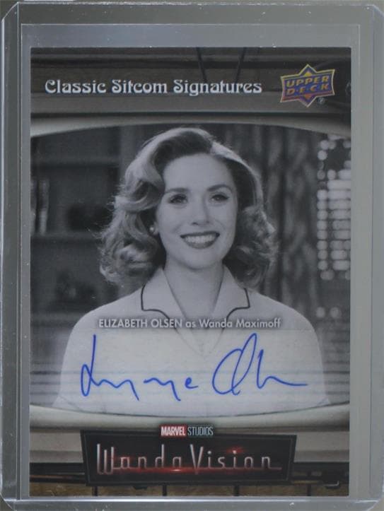 Elizabeth Olsen as Wanda Maximoff #CS60-EO — 2022 Upper Deck Marvel Studios' WandaVision