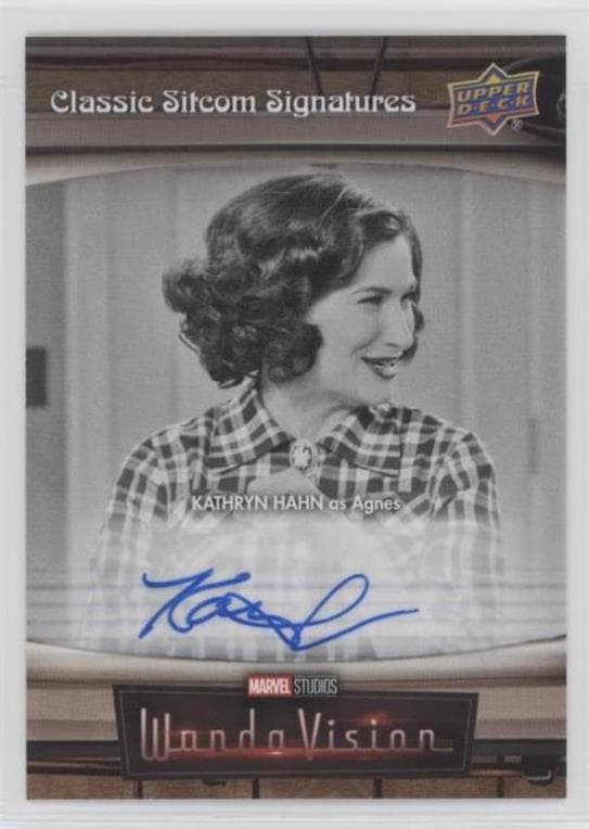 Kathryn Hahn as Agnes #CS60-KH — 2022 Upper Deck Marvel Studios' WandaVision