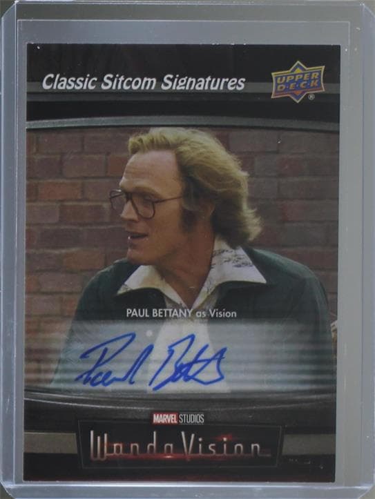 Paul Bettany as Vision #CS70-PB — 2022 Upper Deck Marvel Studios' WandaVision