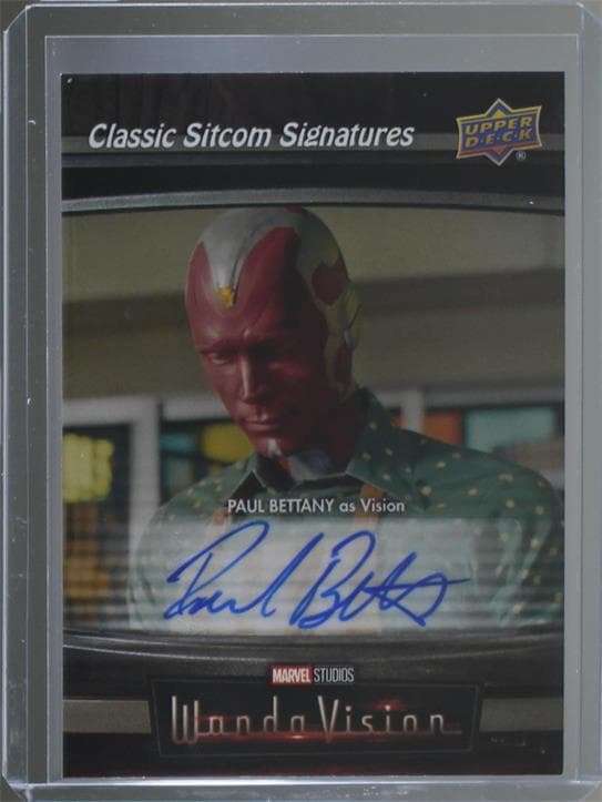 Paul Bettany as Vision #CS70-PB2 — 2022 Upper Deck Marvel Studios' WandaVision