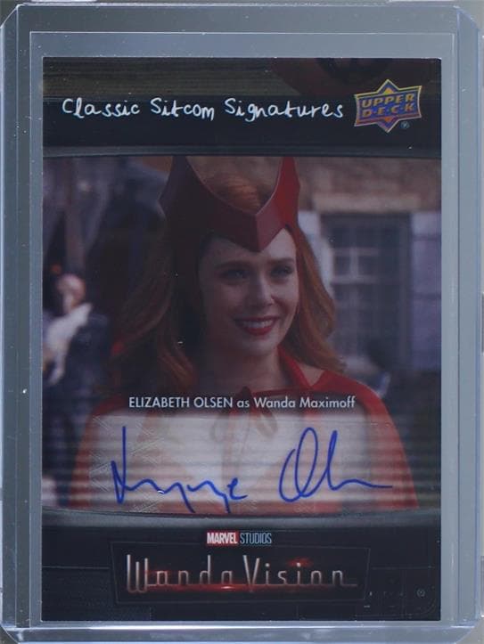 Elizabeth Olsen as Wanda Maximoff #CS90-EO — 2022 Upper Deck Marvel Studios' WandaVision