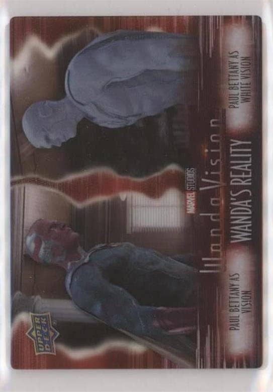 Paul Bettany as Vision/Paul Bettany as White Vision #DP-10 — 2022 Upper Deck Marvel Studios' WandaVision