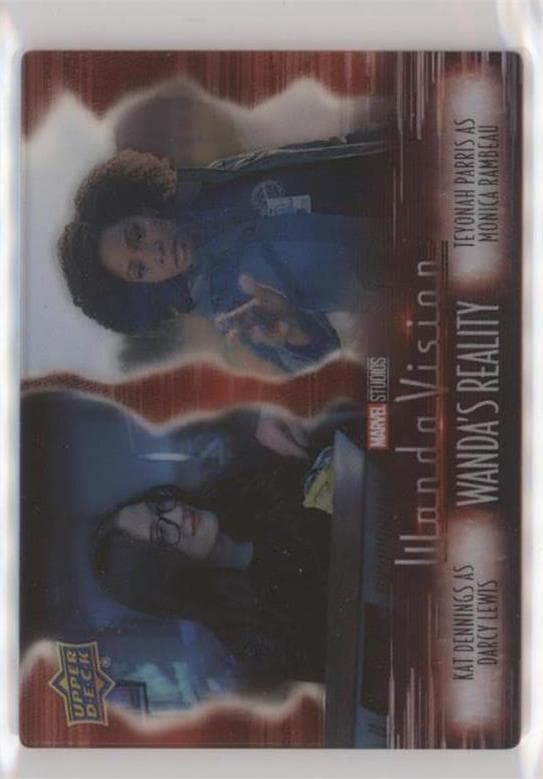 Kat Dennings as Darcy Lewis/Teyonah Parris as Monica Rambeau #DP-6 — 2022 Upper Deck Marvel Studios' WandaVision