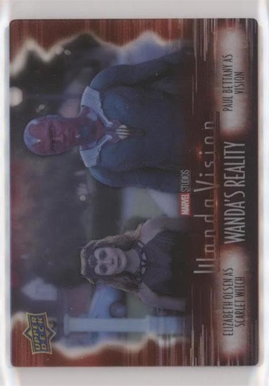 Elizabeth Olsen as Scarlet Witch/Paul Bettany as Vision #DP-9 — 2022 Upper Deck Marvel Studios' WandaVision