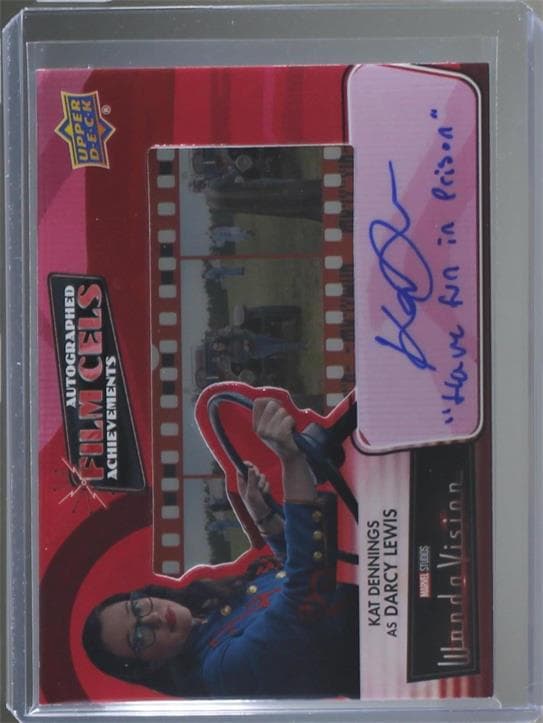 Kat Dennings as Darcy Lewis #FCAA-KD — 2022 Upper Deck Marvel Studios' WandaVision