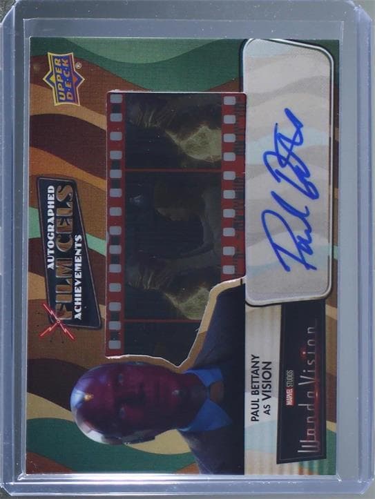 Paul Bettany as Vision #FCAA-PB — 2022 Upper Deck Marvel Studios' WandaVision