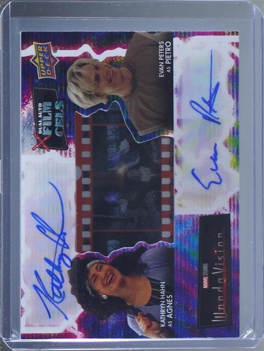 Kathryn Hahn/Evan Peters #FCDA-HP — 2022 Upper Deck Marvel Studios' WandaVision