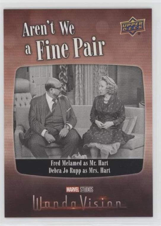 Fred Melamed as Mr. Hart/Debra Jo Rupp as Mrs. Hart #FP-1 — 2022 Upper Deck Marvel Studios' WandaVision
