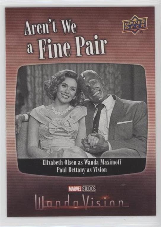 Elizabeth Olsen as Wanda Maximoff/Paul Bettany as Vision #FP-3 — 2022 Upper Deck Marvel Studios' WandaVision
