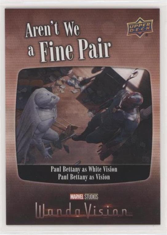 Paul Bettany as White Vision/Paul Bettany as Vision #FP-7 — 2022 Upper Deck Marvel Studios' WandaVision