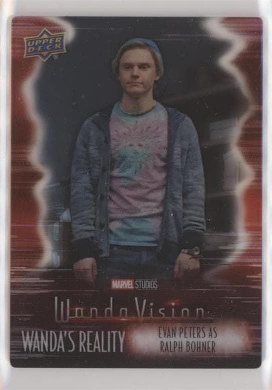 Evan Peters as Ralph Bohner #P-12 — 2022 Upper Deck Marvel Studios' WandaVision