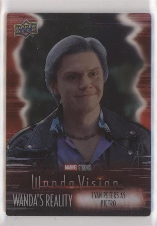 Evan Peters as Pietro #P-4 — 2022 Upper Deck Marvel Studios' WandaVision