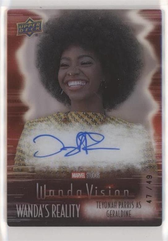 Teyonah Parris as Geraldine #PA-TP — 2022 Upper Deck Marvel Studios' WandaVision