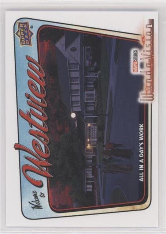 Wanda and Vision House #PR-3 — 2022 Upper Deck Marvel Studios' WandaVision