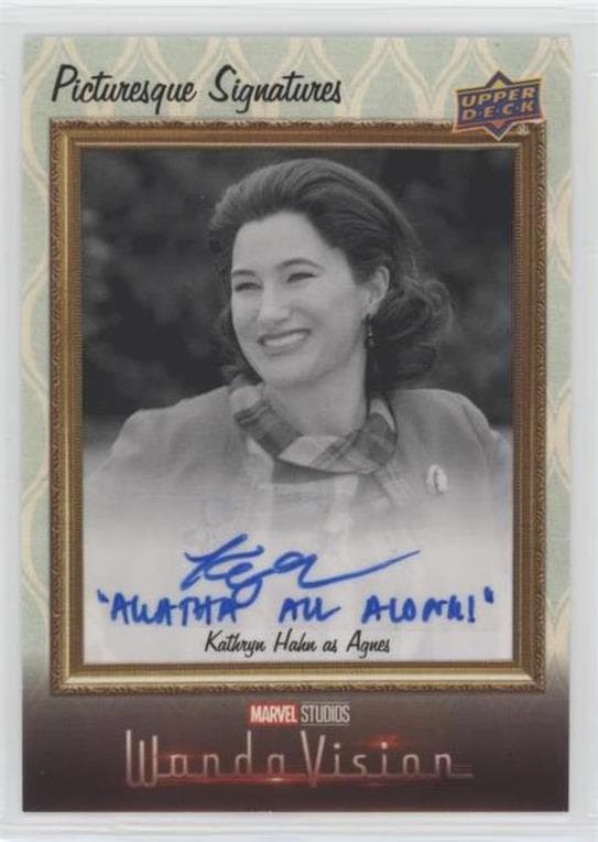 Kathryn Hahn as Agnes #PS-KH — 2022 Upper Deck Marvel Studios' WandaVision