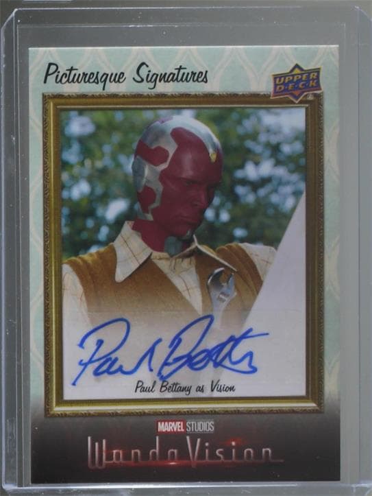 Paul Bettany as Vision #PS-PB — 2022 Upper Deck Marvel Studios' WandaVision