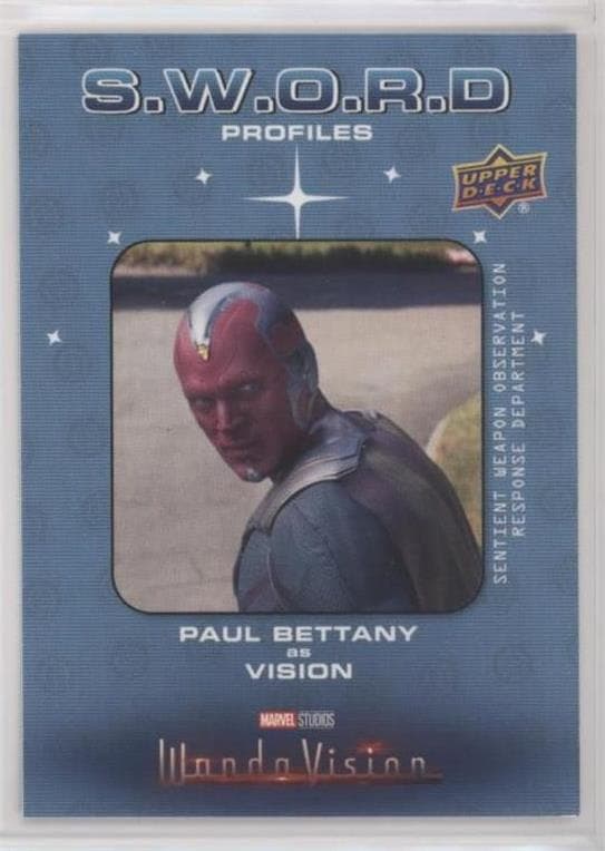 Paul Bettany as Vision #SP-2 — 2022 Upper Deck Marvel Studios' WandaVision