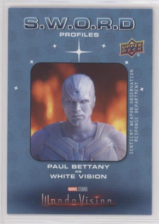 Paul Bettany as White Vision #SP-6 — 2022 Upper Deck Marvel Studios' WandaVision