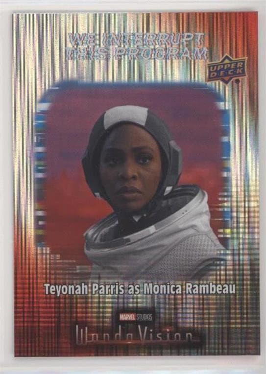 Teyonah Parris as Monica Rambeau #WE-10 — 2022 Upper Deck Marvel Studios' WandaVision