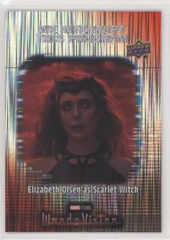 Elizabeth Olsen as Scarlet Witch #WE-2 — 2022 Upper Deck Marvel Studios' WandaVision