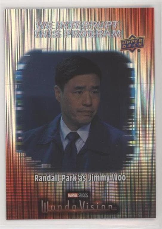 Randall Park as Jimmy Woo #WE-4 — 2022 Upper Deck Marvel Studios' WandaVision