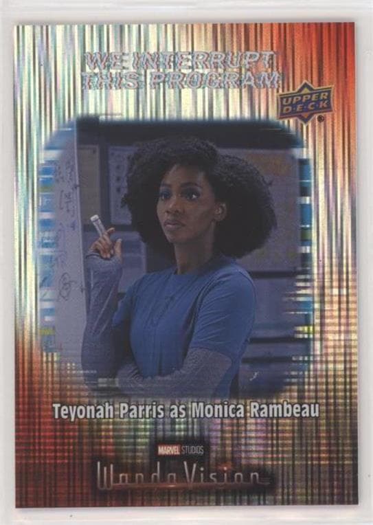 Teyonah Parris as Monica Rambeau #WE-5 — 2022 Upper Deck Marvel Studios' WandaVision