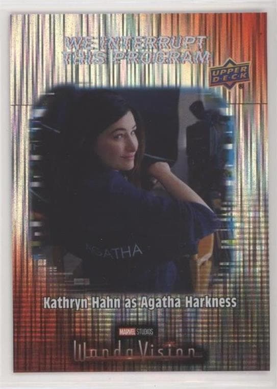 Kathryn Hahn as Agatha Harkness #WE-7 — 2022 Upper Deck Marvel Studios' WandaVision