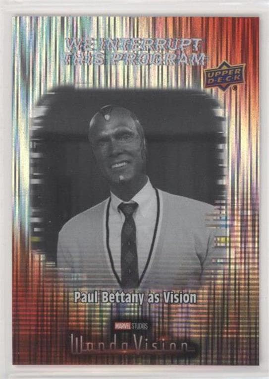Paul Bettany as Vision #WE-8 — 2022 Upper Deck Marvel Studios' WandaVision