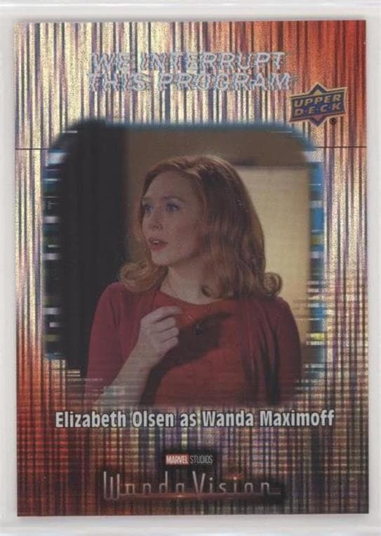 Elizabeth Olsen as Scarlet Witch UER #WE-9 — 2022 Upper Deck Marvel Studios' WandaVision