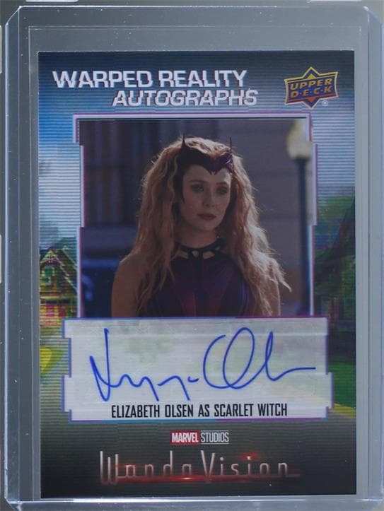 Elizabeth Olsen as Scarlet Witch #WRA-EO — 2022 Upper Deck Marvel Studios' WandaVision