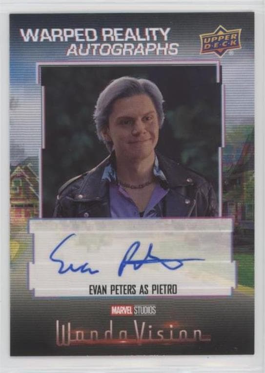 Evan Peters as Ralph Bohner #WRA-EP — 2022 Upper Deck Marvel Studios' WandaVision