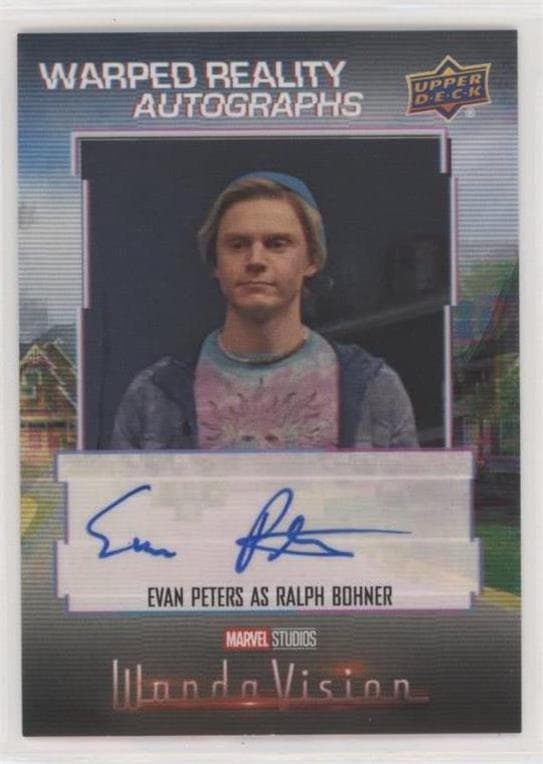 Evan Peters as Ralph Bohner #WRA-EP2 — 2022 Upper Deck Marvel Studios' WandaVision