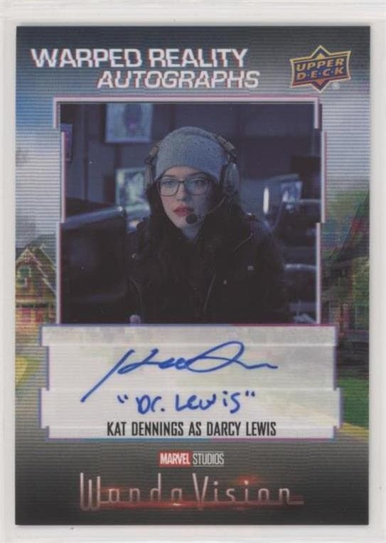 Kat Dennings as Darcy Lewis #WRA-KD2 — 2022 Upper Deck Marvel Studios' WandaVision