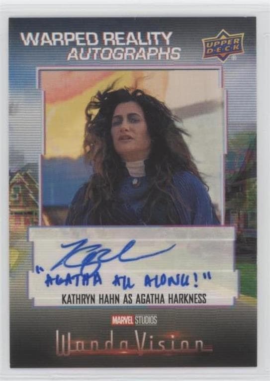 Kathryn Hahn as Agatha Harkness #WRA-KH — 2022 Upper Deck Marvel Studios' WandaVision