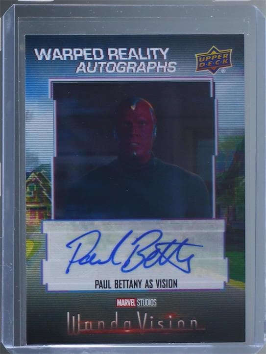 Paul Bettany as Vision #WRA-PB — 2022 Upper Deck Marvel Studios' WandaVision