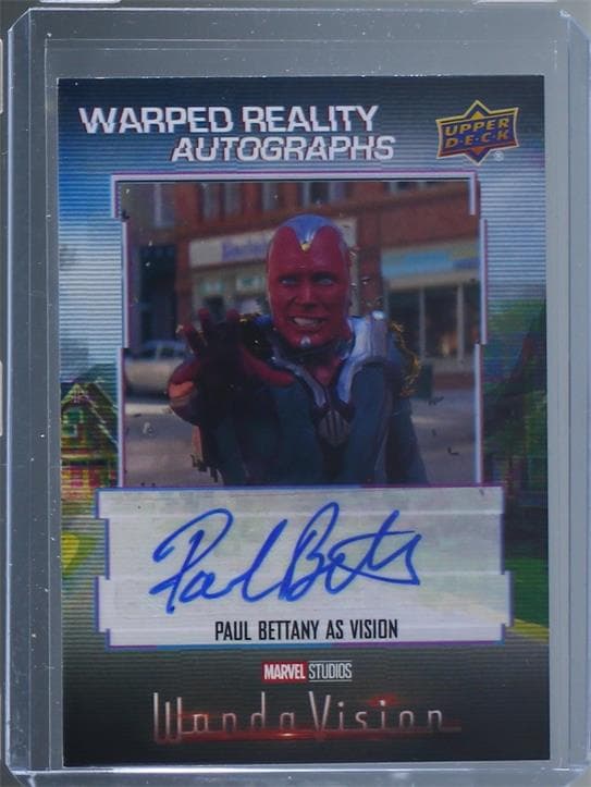 Paul Bettany as Vision #WRA-PB2 — 2022 Upper Deck Marvel Studios' WandaVision