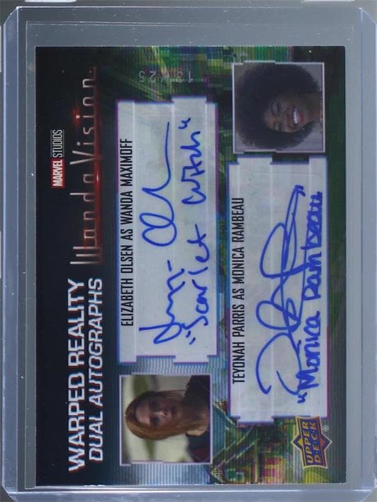 Elizabeth Olsen/Teyonah Parris #WRD-OP — 2022 Upper Deck Marvel Studios' WandaVision