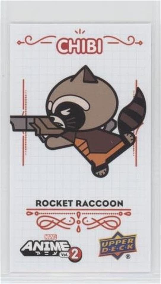 Rocket Raccoon #21 OF 65 — 2023 Upper Deck Marvel Anime