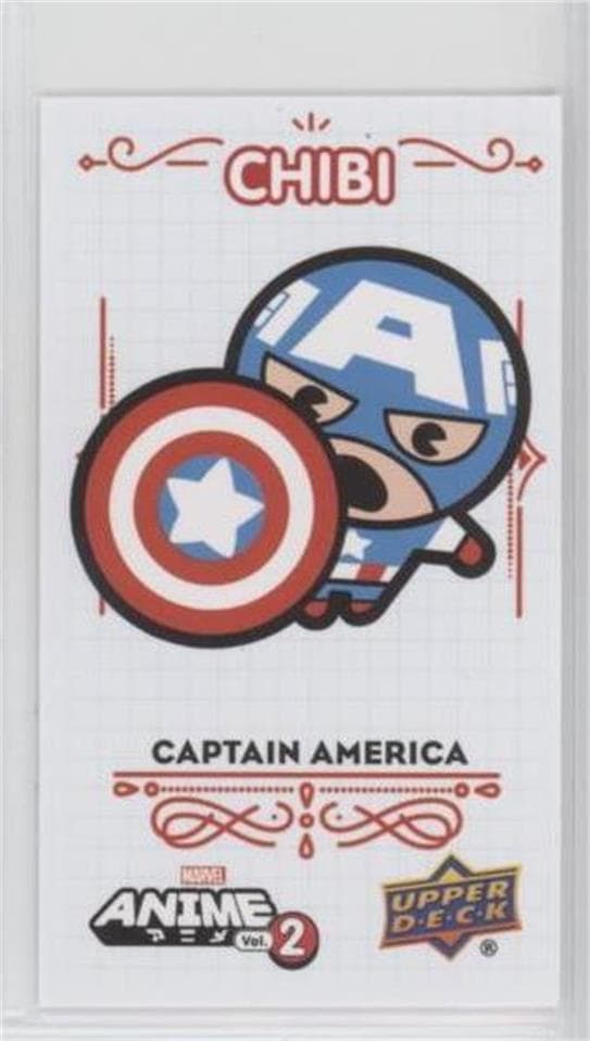 Captain America #4 OF 65 — 2023 Upper Deck Marvel Anime